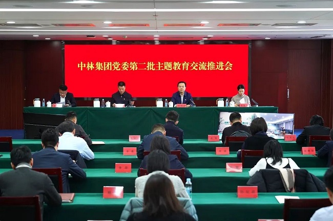 中林集团党委召开第二批主题教育交流推进会